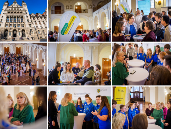 Collage mit verschiedenen Eindrücken vom EBBS-Treffen Kinder- und Jugendbeteiligung 2026.