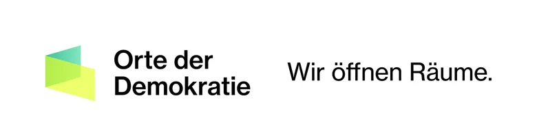 Logo des Förderprogramms "Orte der Demokratie".