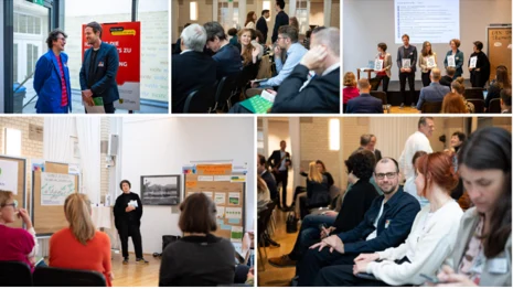 Collage aus verschiedenen Impressionen von der Veranstaltung.