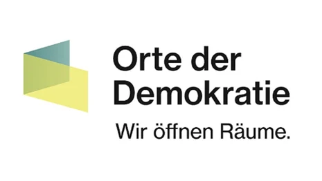 Logo des Förderprogramms "Orte der Demokratie".