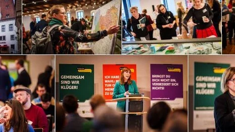 Collage aus verschiedenen Impressionen von der Veranstaltung.