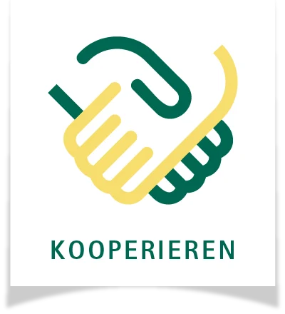 Logo zur Beteiligungsstufe "Kooperieren"